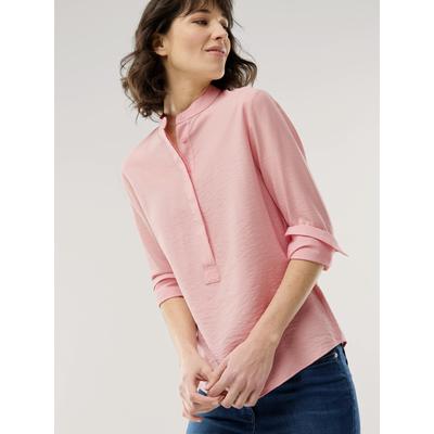Walbusch Damen Easy Care Crincle Bluse Rose Image