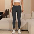 leggings aderenti elasticizzati a vita alta, spessi e foderati in pile invernale da donna, per abbigliamento esterno, pantaloni attillati