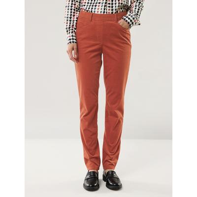 Walbusch Damen Schlupf Cord-Hose Braun noch offen: Muster Image