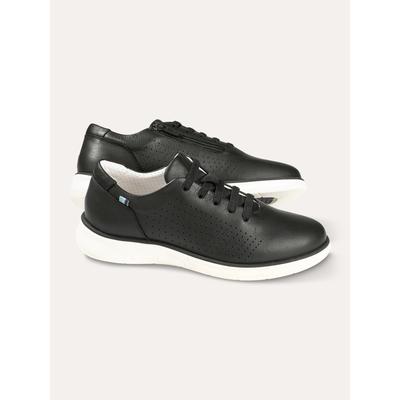 Walbusch Herren Smart Sneakers Wasserabweisend Schwarz noch offen: Muster Image