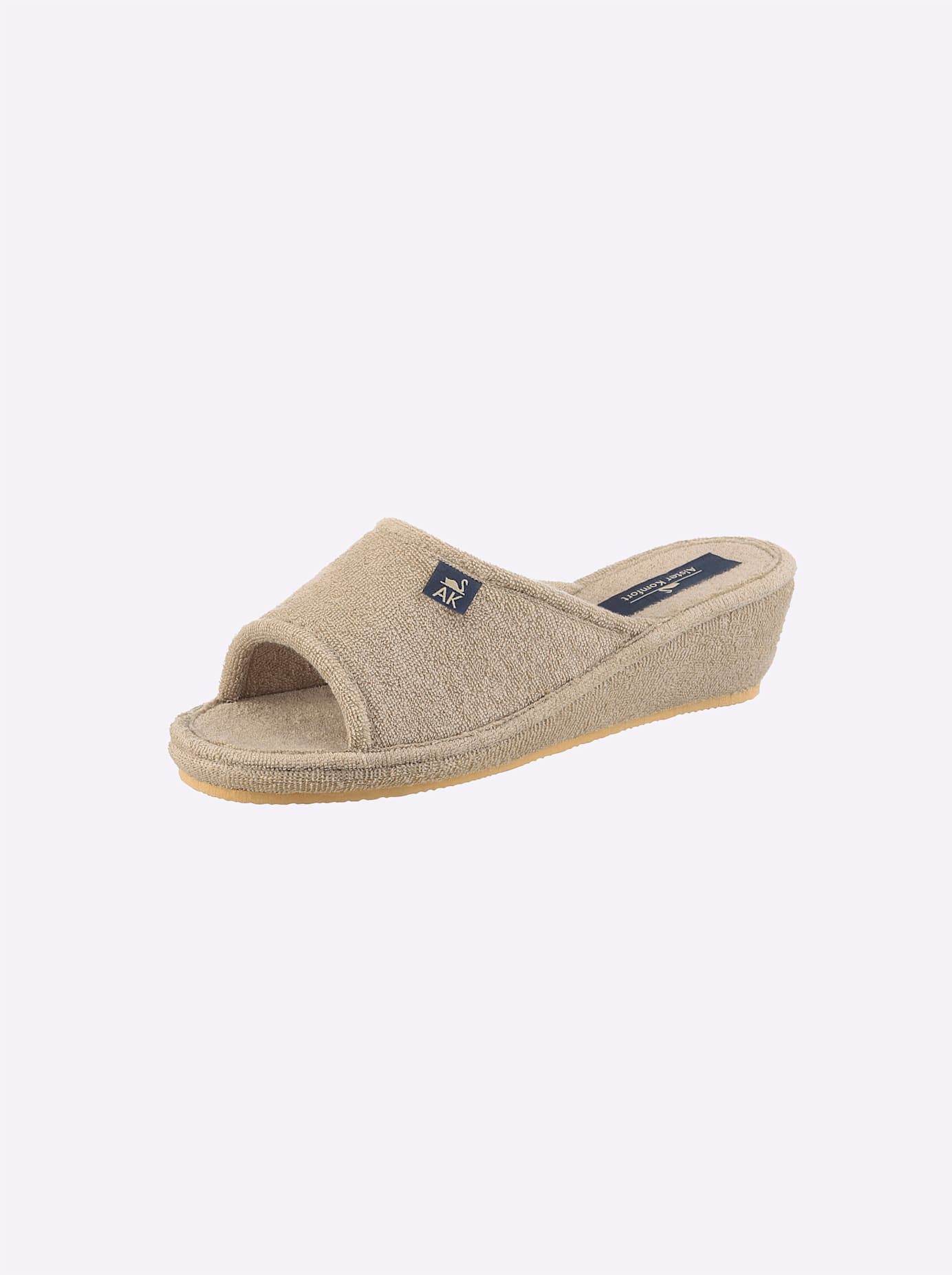 Pantoffel CASUAL LOOKS, Damen, Gr. 38, beige, Schuhe