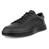 Sneaker ECCO "ECCO Move M", Herren, Gr. 44, schwarz, Leder, sportlich, Schuhe, Halbschuh, Freizeitschuh, Schnürschuh mit softem Schaftrand