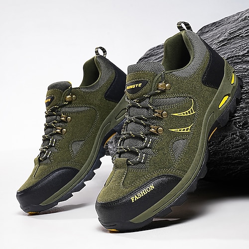 Herren Outdoor-Wanderschuhe mit atmungsaktivem Mesh, rutschfeste Trail-Sneaker für Trekking, Camping Abenteuerreisen Image