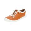 Sneaker SOFTINOS "softinos Sneaker Leder", Damen, Gr. 43, orange, Leder, casual, Schuhe