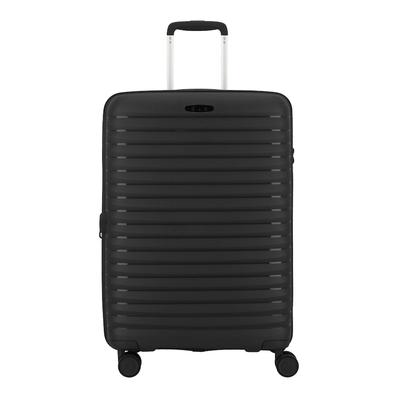 d & n Travel Line 4500 4 Rollen Trolley M 65 cm mit Dehnfalte black Schwarz Herren Image