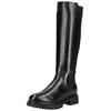 Stiefel NERO GIARDINI "Nero Giardini Stiefel Leder/Textil", Damen, Gr. 38, schwarz, Leder, Textil, casual, Schuhe