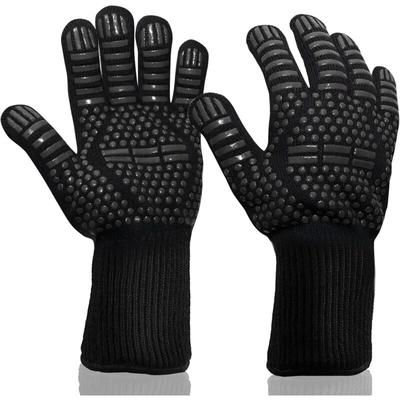 Ofenhandschuhe, schnittfeste Grillhandschuhe, rutschfeste Silikon-Grillhandschuhe, Image