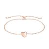 Armband TAMARIS "Schmuck Geschenk Edelstahl Armkette Bold Hearts Herz", rosa (roségoldfarben), Armbänder, Damen, Edelstahl