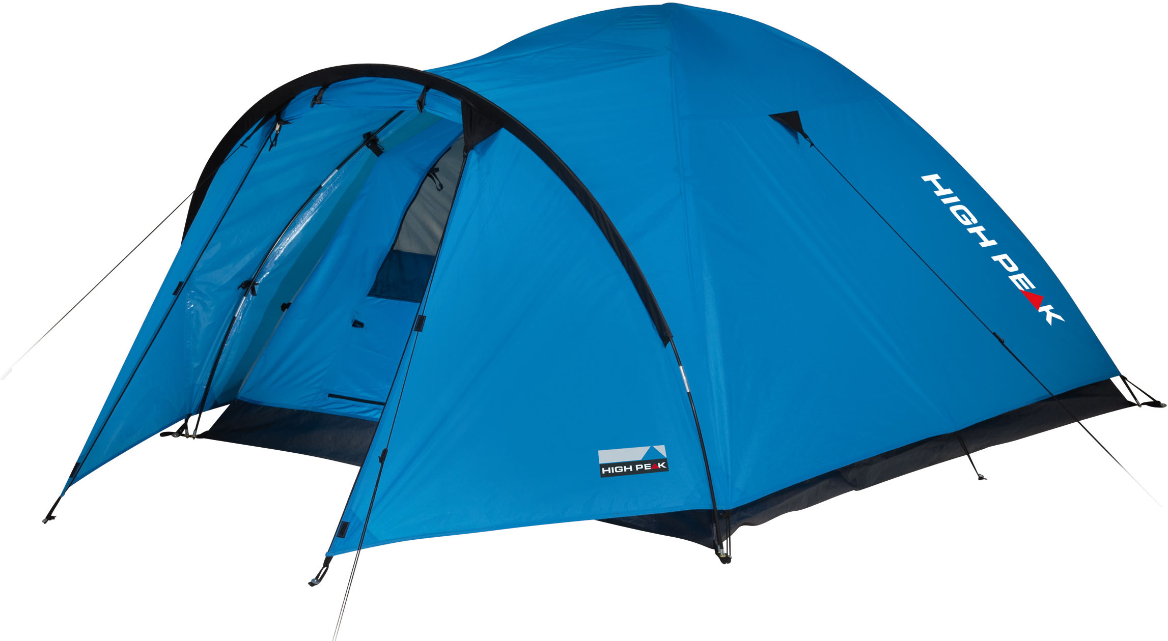Kuppelzelt HIGH PEAK "Narvik 2", blau (blau, grau), Zelte, Damen, B/H/L: 150cm x 115cm x 285cm, B:150cm H:115cm L:285cm