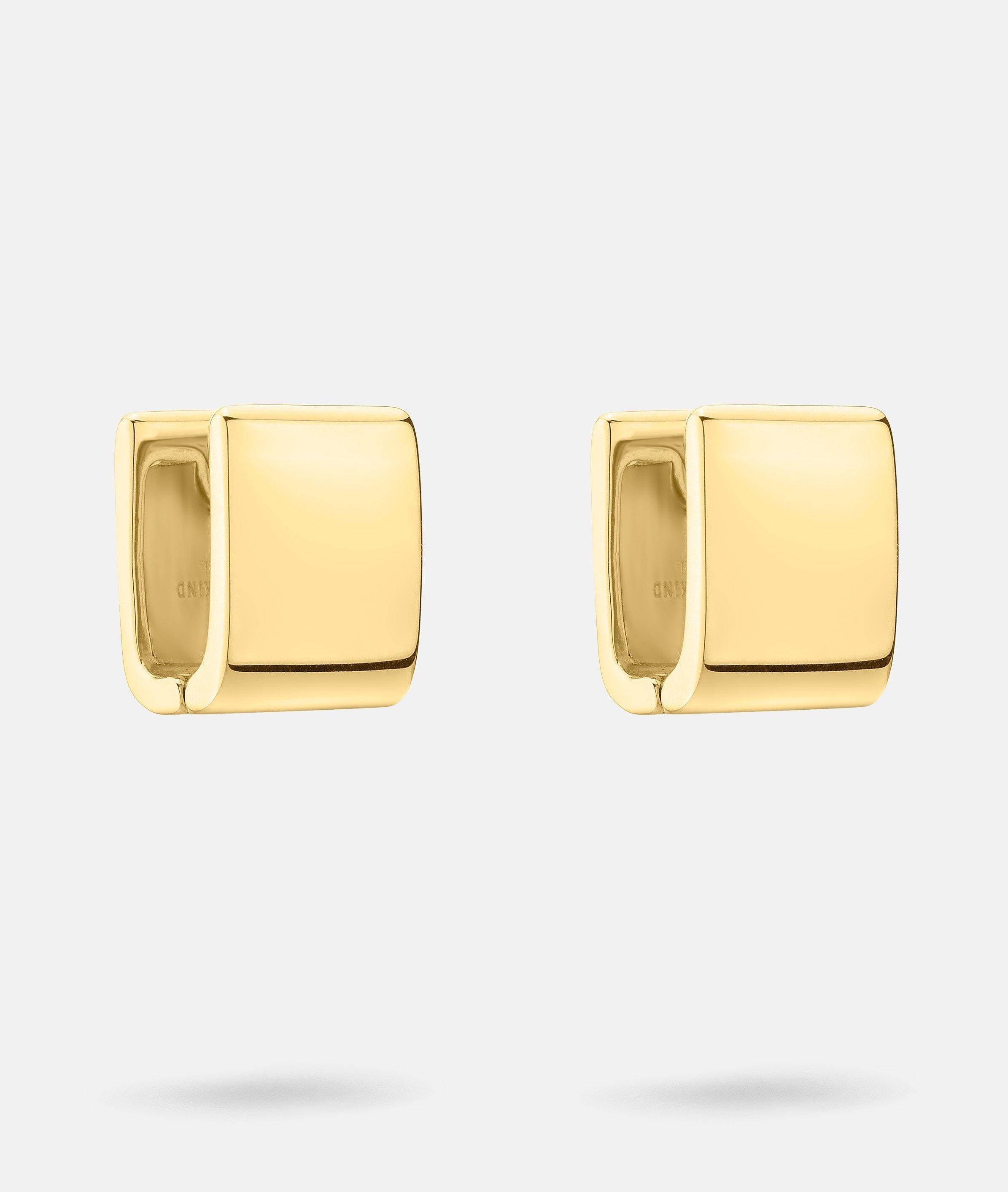 Paar Creolen LIEBESKIND BERLIN "Schmuck Geschenk Edelstahl Ohrringe The Berlin Style", gold (gelbgoldfarben), Ohrringe, Damen, Edelstahl Image