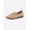 Schnürschuh ANDREA CONTI, Damen, Gr. 42, braun (camel), Leder, Rindsleder, Glattleder, modisch, Schuhe