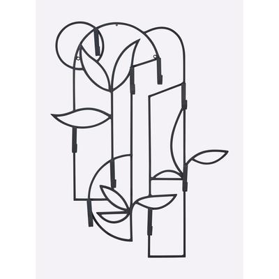 Garderobenhalter HEINE HOME, grau, B:60cm H:78cm T:6cm, Metall, Garderobenhalter Image