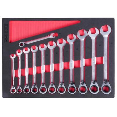 Weber Tools Ratschen-Ringgabelschlüsselsatz WT-8912 Image