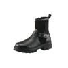 Stiefelette HEINE, Damen, Gr. 36, schwarz, Leder, Rindsleder, Glattleder, Textil, modisch, Schuhe
