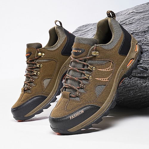 Herren Outdoor-Wanderschuhe mit atmungsaktivem Mesh, rutschfeste Trail-Sneaker für Trekking, Camping Abenteuerreisen Image