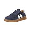 Sneaker CAPRICE "Caprice Sneaker Leder", Damen, Gr. 39, blau (blau, weiß), Leder, casual, Schuhe