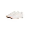 Sneaker TOMMY HILFIGER "HERITAGE FASHION RUNNER MIX MAT", Damen, Gr. 36, weiß, Nappaleder, sportlich, Schuhe, Freizeitschuh, Halbschuh, Schnürer mit seitlichem Logoschriftzug