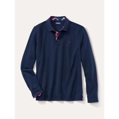 Walbusch Herren Premium Polo Shirt Supersoft Blau Image