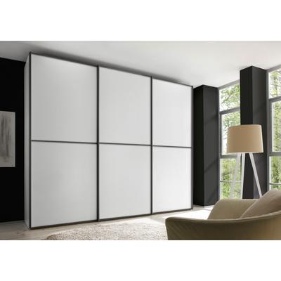 Schwebetürenschrank STAUD "Sinfonie Plus, edles Design in hochwertiger Qualität, Made in Germany", weiß, B:280cm H:240cm T:68cm, Holzwerkstoff, Schränke, Mit vier verschiedenen Ausstattungsvarianten Image