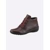 Stiefelette CLASSIC, Damen, Gr. 37, rot (bordeaux), Glattleder, Rindsleder, Basic, Schuhe