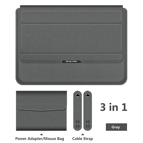Borsa universale multifunzione impermeabile per notebook da 11-17 pollici, custodia per laptop 3 in 1 con supporto, poggiapolsi e spazio per MacBook da 13,3, 14 e 16 pollici