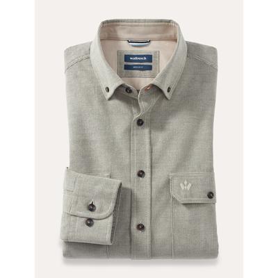 Walbusch Herren Soft-Cord Over-Shirt Beige Image