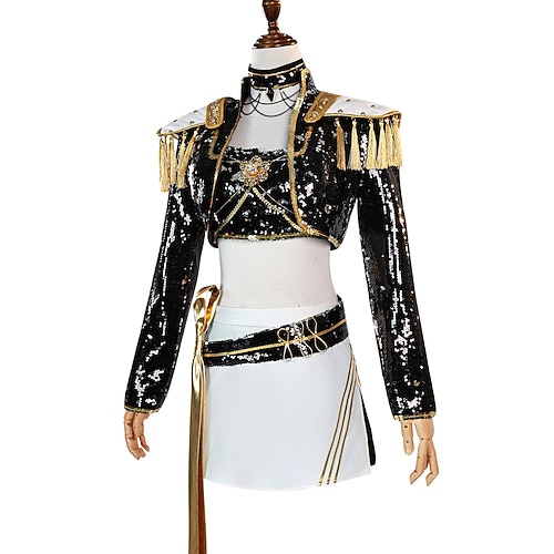 Von koreanischen Idolen inspiriert Popstar Kostüm Festkleidung Virtuelles Idol for Damen Erwachsene Halloween Karneval Leistung Comic-Konzert Anime Expo Image