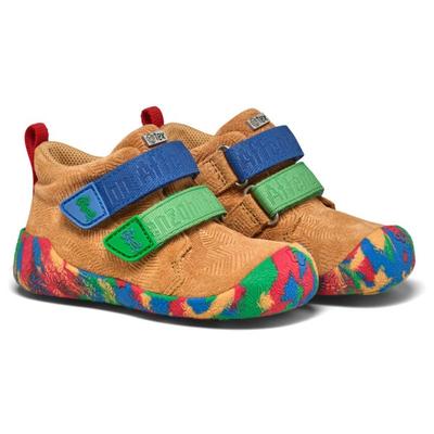 Affenzahn - Kid's Lauflerner Übergangsschuh Leder Talky - Barfußschuhe 23 | EU 23 beige Image