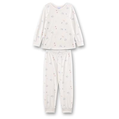 Sanetta - Kid's Pyjama Long 233599 - Schlafanzug Gr 140 weiß Image