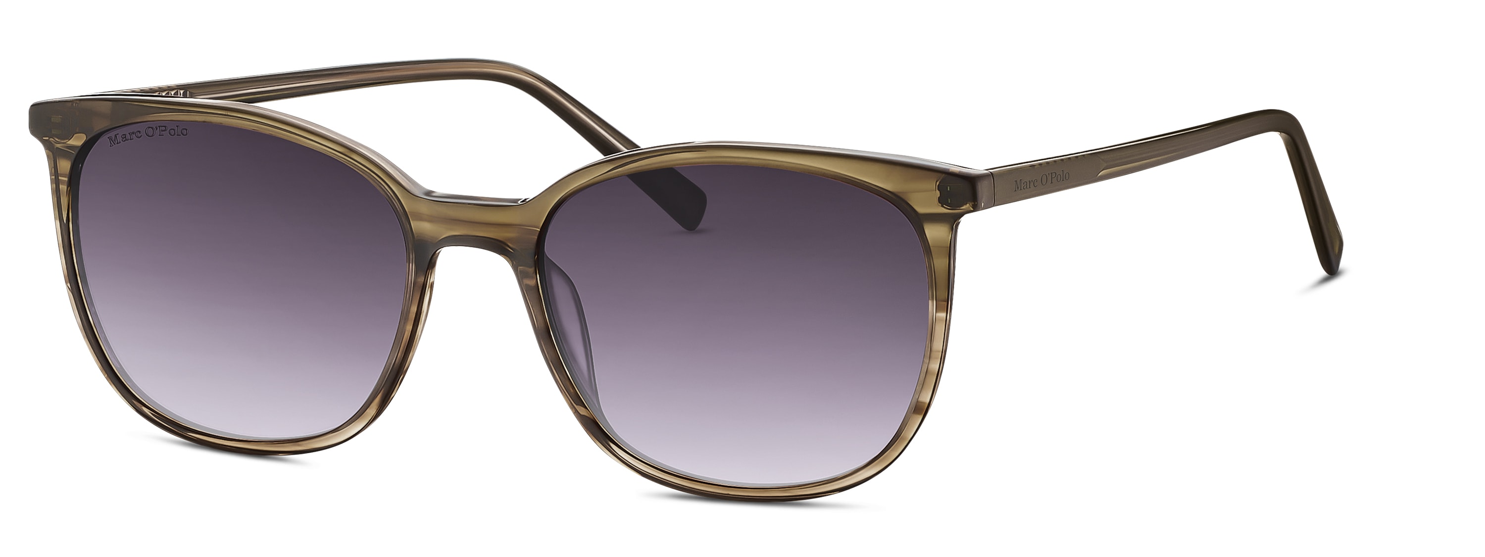 Sonnenbrille MARC O'POLO "Marc O'Polo EYEWEAR Sonnenbrille", Damen, Gr. onesize, beige (oliv, beige verlauf), Sonnenbrillen Image