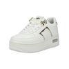 Plateausneaker REPLAY "Replay Sneaker Lederimitat", Damen, Gr. 37, weiß, Lederimitat, casual, Schuhe