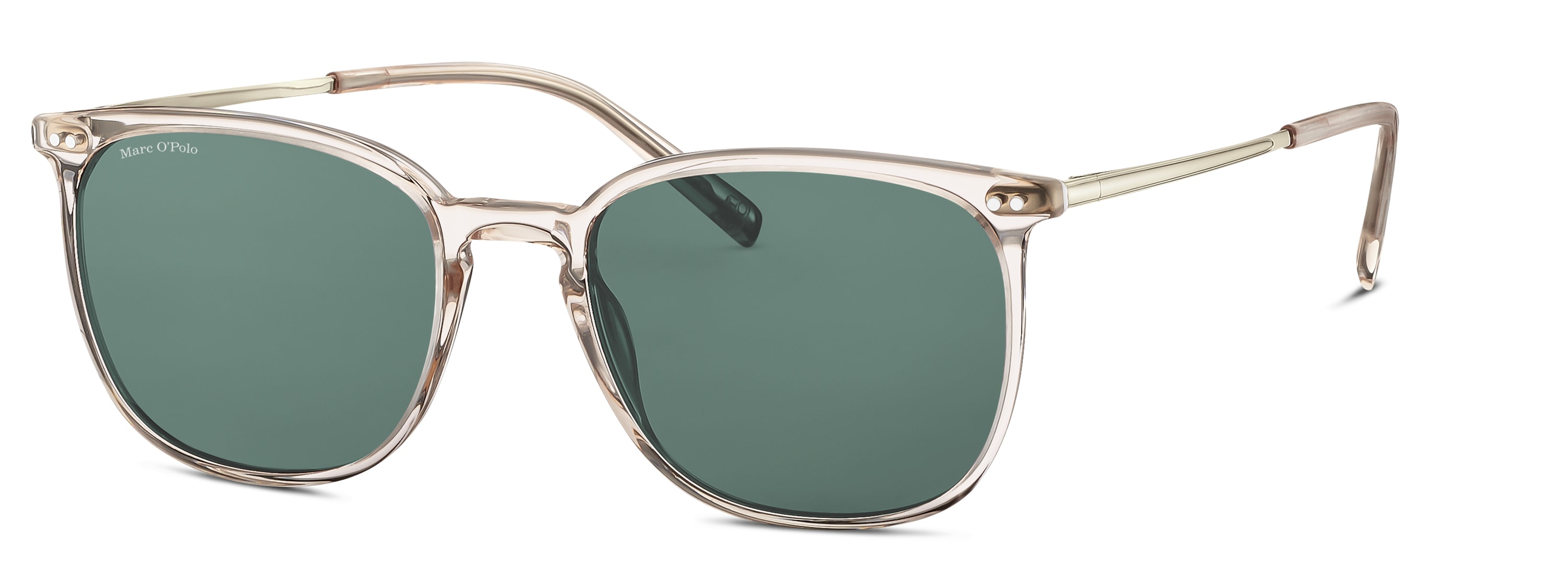 Sonnenbrille MARC O'POLO "Marc O'Polo EYEWEAR Sonnenbrille", Damen, Gr. onesize, transparent (champagner transparent), Sonnenbrillen Image