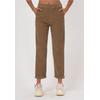 Cordhose FRESHLIONS "Eliana", Damen, Gr. S, EURO-Größen, braun, 98% Baumwolle, 2% Elasthan, unifarben, casual, lang, Hosen, im klassischen Design