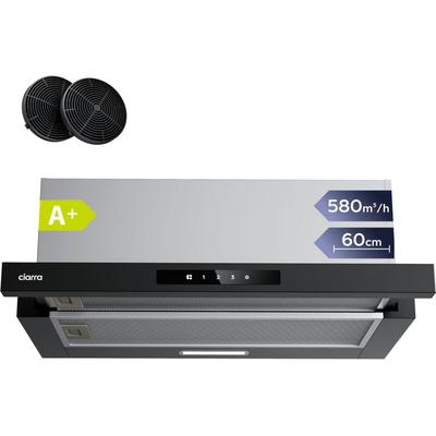 Schubladen-Dunstabzugshaube 60cm 580m³/h Touch-Bedienung Umluft oder Abluft CD6909AB - Ciarra Image