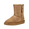 Stiefelette ARA "Ara Stiefelette Veloursleder/Textil", Damen, Gr. 40, braun (hellbraun), Veloursleder, Textil, casual, Schuhe