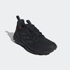 Wanderschuh ADIDAS TERREX, Gr. 42,5, schwarz (core schwarz, core schwarz, grau four), Textil, Synthetik, sportlich, Schuhe, wasserdicht