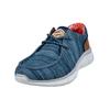 Sneaker BUGATTI "bugatti Sneaker Textil", Herren, Gr. 43, blau (blau, braun), Textil, casual, Schuhe