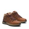 Schnürboots TIMBERLAND "SPRINT TREKKERMID LACE UP SNEAKER", Gr. 41,5, braun (medium orange full grain), Leder, Synthetik, sportlich, Schuhe, Winterschuhe, Sneakerboots, Winterboots