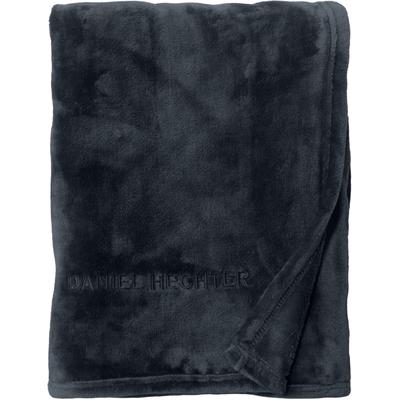 Wohndecke DANIEL HECHTER "0238000", blau (marine), B:150cm L:200cm, Wohndecken, Angorina Wohndecke hautsympathisch und kuschel weich Image