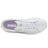 Sneaker K-SWISS "COURT SHIELD II", Gr. 40, weiß, oyster mushroom, thistle, Leder, sportlich, Schuhe