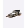 Sandale ANDREA CONTI, Damen, Gr. 42, schwarz, Textil, modisch, Schuhe