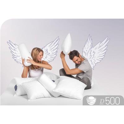 Daunenkissen SCHLAFSTIL "D500", weiß, B:40cm L:60cm, Bezug: 100% Baumwolle. Meshfutter: 60% Daunen, 40% Federn, Kopfkissen, hergestellt in Deutschland, allergikerfreundlich Image