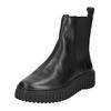 Stiefelette CLARKS "Clarks Stiefelette Leder/Textil", Damen, Gr. 37,5, schwarz, Leder, Textil, casual, Schuhe