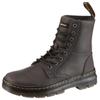 Schnürboots DR. MARTENS "Combs", Herren, Gr. 44, grau (anthrazit), Leder, klassisch, Schuhe, Schnürboots, Freizeitstiefelette mit Anziehlasche