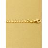 Panzerkette LADY, gold (gelbgold 375), Halsketten, Damen, N-Größe, Metall-Gold, L: 50cm, Metall, Gold