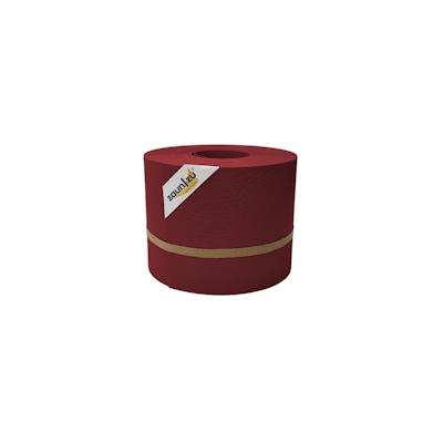 zaun|zu® Sichtschutz Rille für Doppelstabmatten Zaunblende Bordeauxrot 35m Image