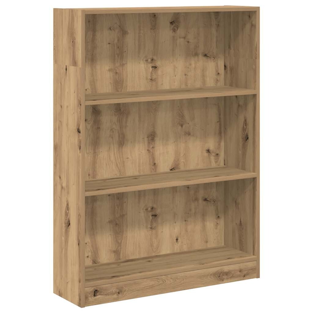 vidaXL Bücherregal Artisan-Eiche 80x24x109 cm Holzwerkstoff Image