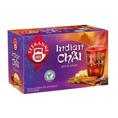 TEEKANNE Schwarztee Indischer Chai 20 Stück Tassenportion Papierkuvert Image