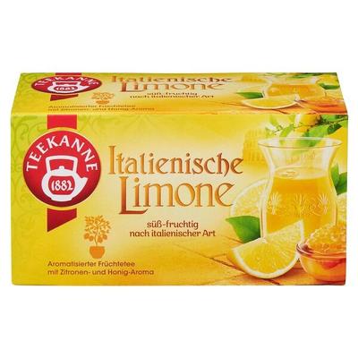TEEKANNE Früchtetee Italienische Limone 20 Stück Tassenportion Papierkuvert Image