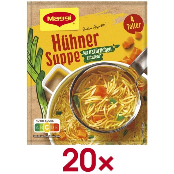 Maggi 20er-Pack Fix-Tütchen »Hühnersuppe« 4 Portionen Image